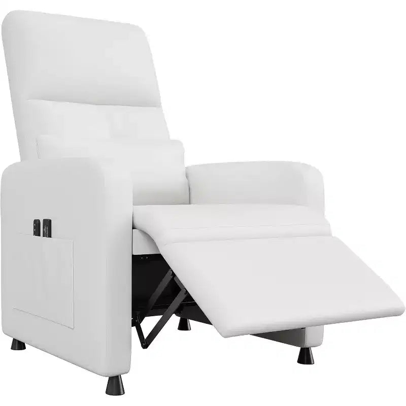 Fauteuil inclinable électrique Acekool, inclinable en cuir PU réglable avec port USB, poches latérales, canapé individuel ergonomique pour salon, cinéma maison