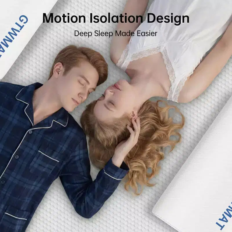 Matelas EHMKNP 12 pouces Queen Size pour adulte adolescent, matelas en mousse à mémoire de forme rafraîchissant, housse amovible et lavable, fermeté moyenne