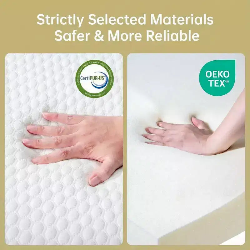 Matelas EHMKNP 12 pouces Queen Size pour adulte adolescent, matelas en mousse à mémoire de forme rafraîchissant, housse amovible et lavable, fermeté moyenne