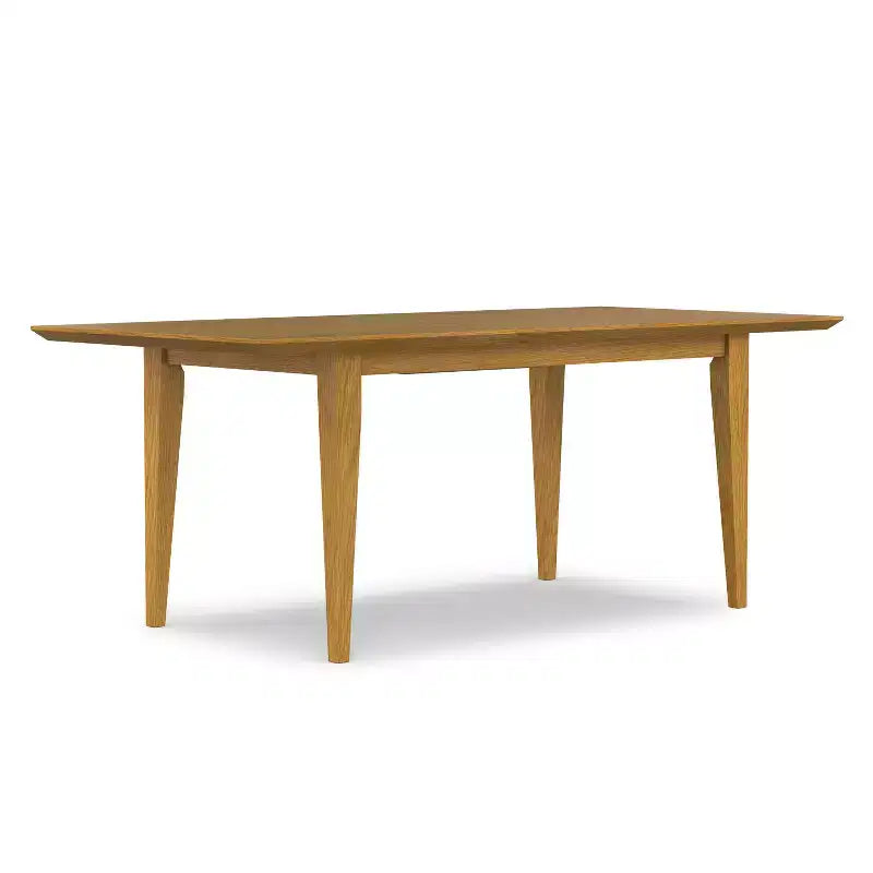 Table à manger extensible rectangulaire contemporaine Fairway 60-76 pouces x 36 pouces