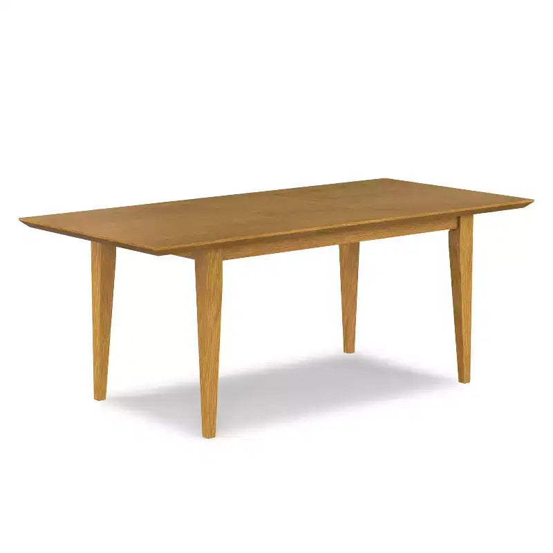 Table à manger extensible rectangulaire contemporaine Fairway 60-76 pouces x 36 pouces