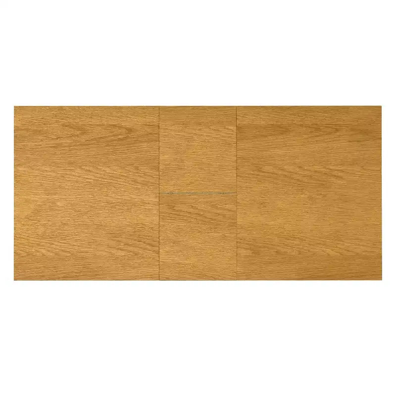 Table à manger extensible rectangulaire contemporaine Fairway 60-76 pouces x 36 pouces