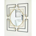 Signature Design by Ashley Oceanal Contemporary Wall Accent Mirror with Square Frame