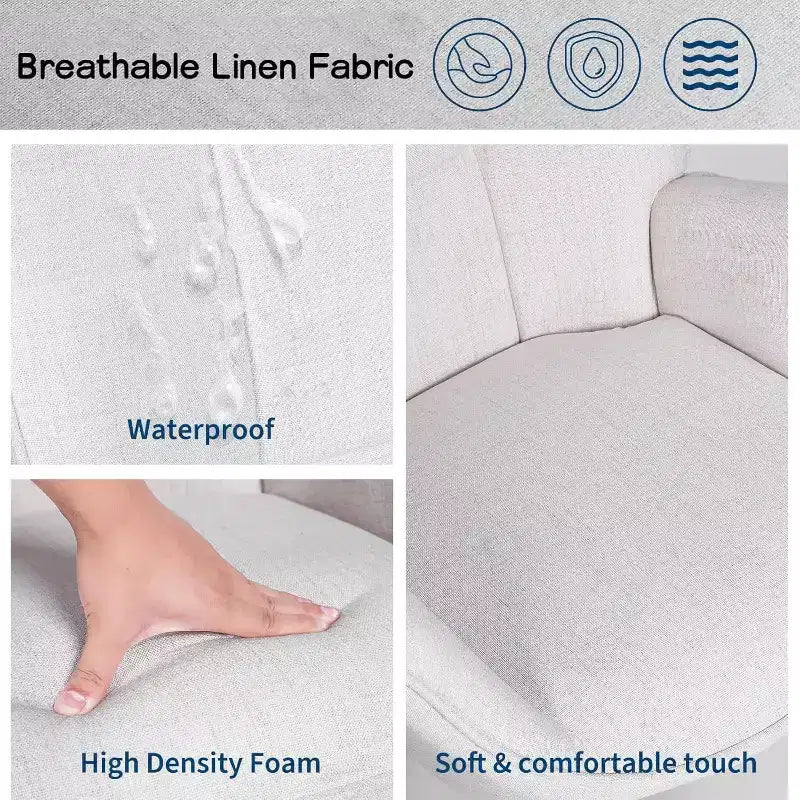 Chaise de salle à manger moderne Acekool, chaise d'appoint mi-siècle en similicuir avec pieds en métal et dossier pour salle à manger, cuisine