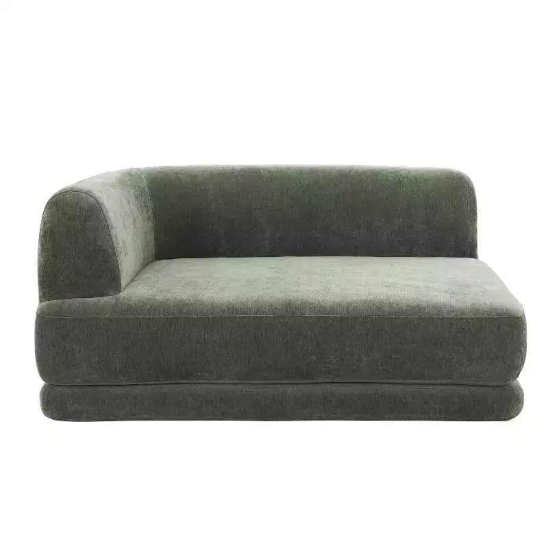 Christopher Knight Home Doyoung Canapé d'angle moderne 3 places en L de 115 po