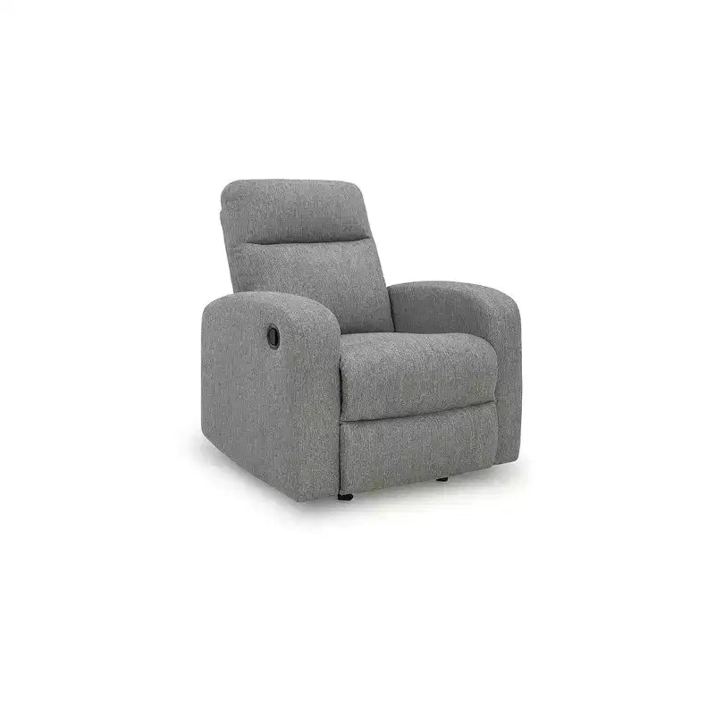 Signature Design by Ashley Carrigan Lane - Fauteuil inclinable à bascule, à tirette, gris argenté
