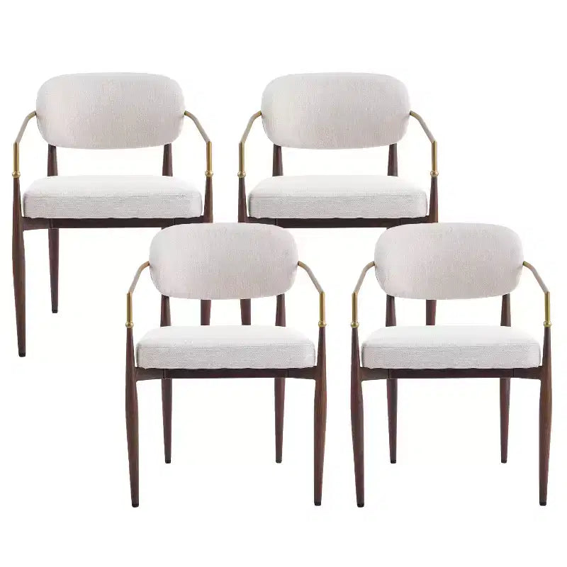 Christopher Knight Home Felicia Chaises de salle à manger modernes rembourrées (Lot de 4)