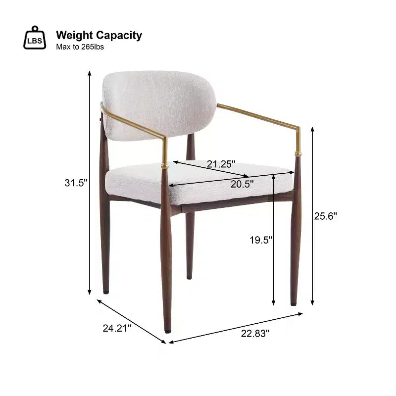 Christopher Knight Home Felicia Chaises de salle à manger modernes rembourrées (Lot de 4)