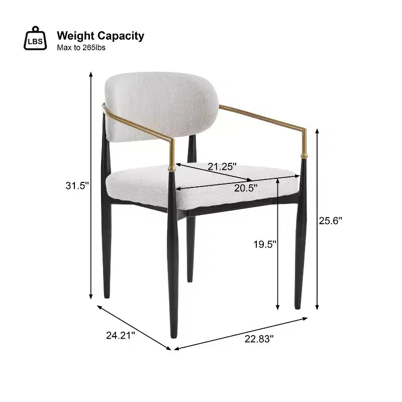 Christopher Knight Home Felicia Chaises de salle à manger modernes rembourrées (Lot de 4)