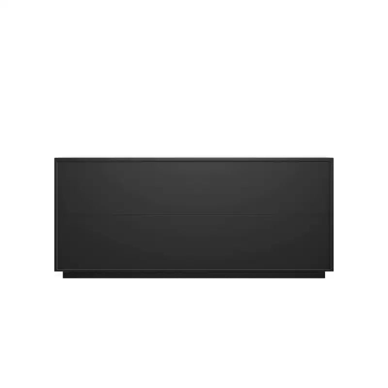JVNOXK Buffet moderne à quatre portes de 150 cm, meuble de rangement rectangulaire avec dispositif anti-basculement indépendant, adapté aux cuisines, noir