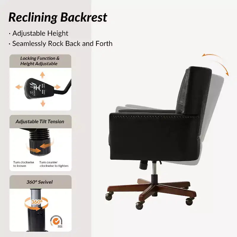 Chaise de bureau de transition Mirabelle|HULALA HOME