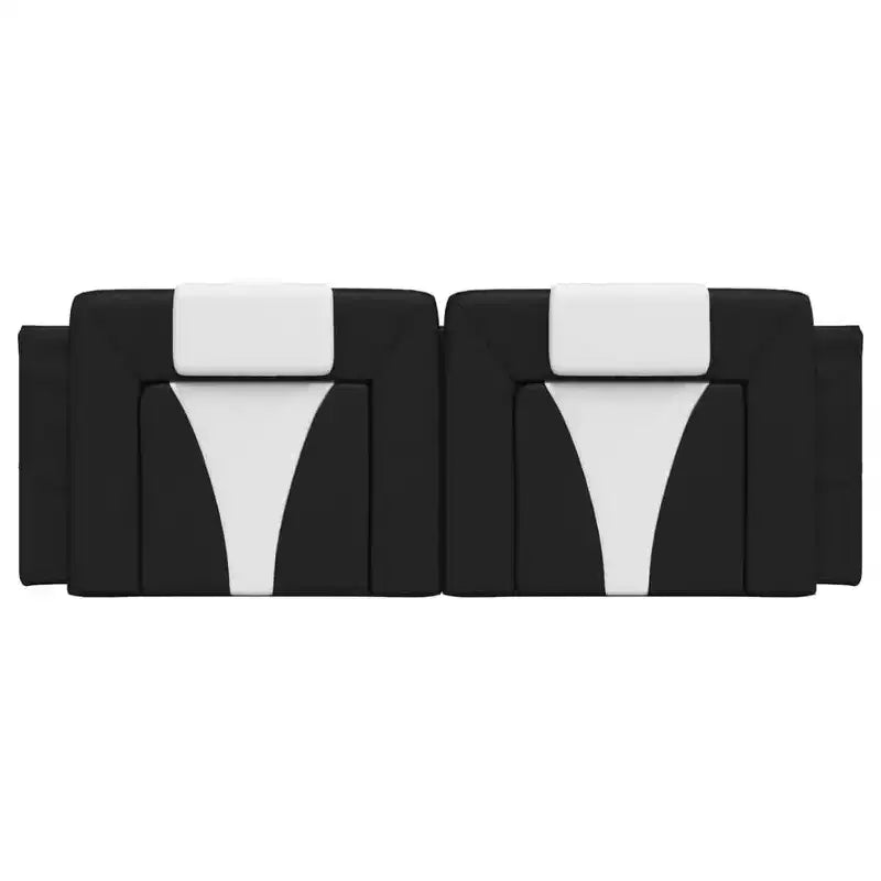 vidaXL Coussin de Tête de Lit Suspendu Rembourré Oreiller Dossier Chambre Similicuir