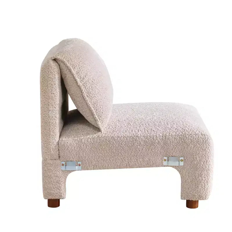 Canapé d'angle moderne en bouclette Christopher Knight Home Floria 126 po à 5 places avec pouf