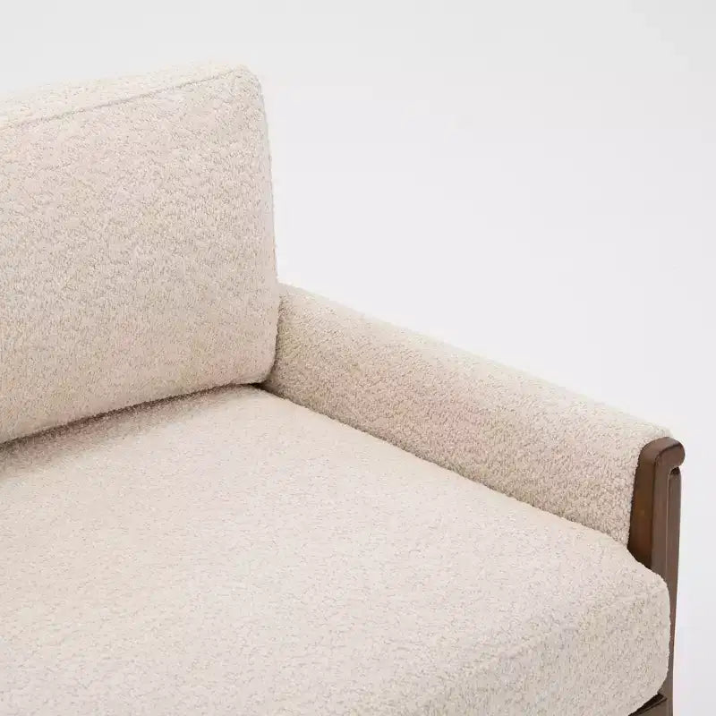 Christopher Knight Home Sneha Canapé moderne 3 places en velours et bois de 74 po