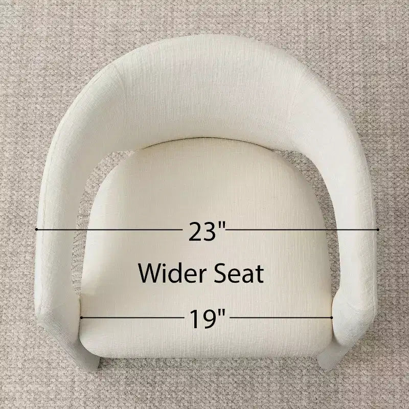 Ensemble table à manger ronde avec 2 fauteuils en chenille, table piédestal moderne et chaises rembourrées avec dossier et accoudoirs complets - Panipeachy