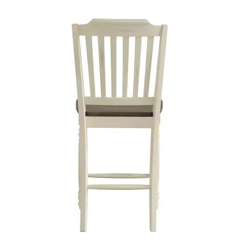 Tabourets de comptoir bicolores Countryside - Lot de 2 - iNSPIRE Q