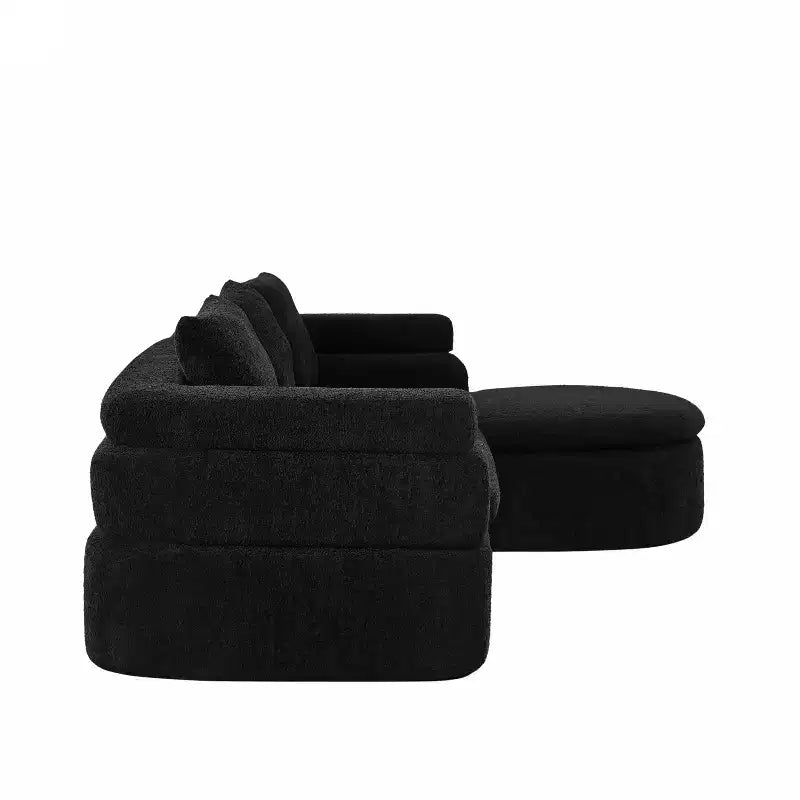 Christopher Knight Home Evelyne Canapé d'angle moderne 4 places avec 3 coussins