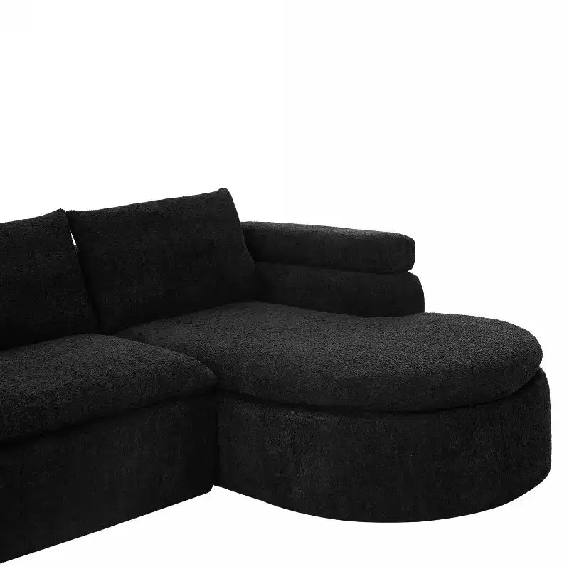 Christopher Knight Home Evelyne Canapé d'angle moderne 4 places avec 3 coussins
