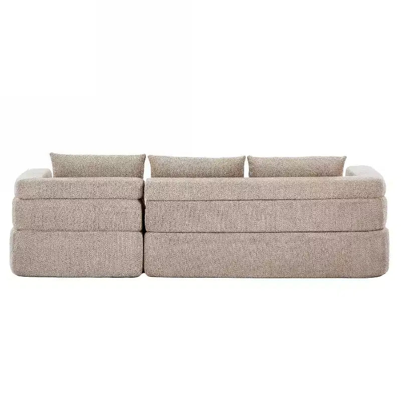 Christopher Knight Home Evelyne Canapé d'angle moderne 4 places avec 3 coussins