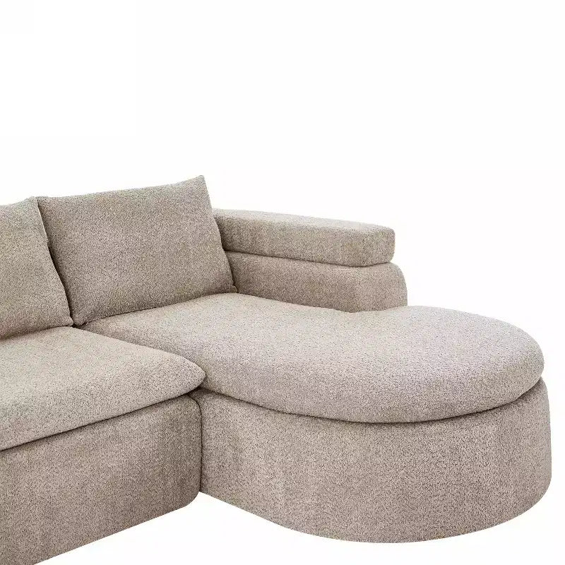 Christopher Knight Home Evelyne Canapé d'angle moderne 4 places avec 3 coussins