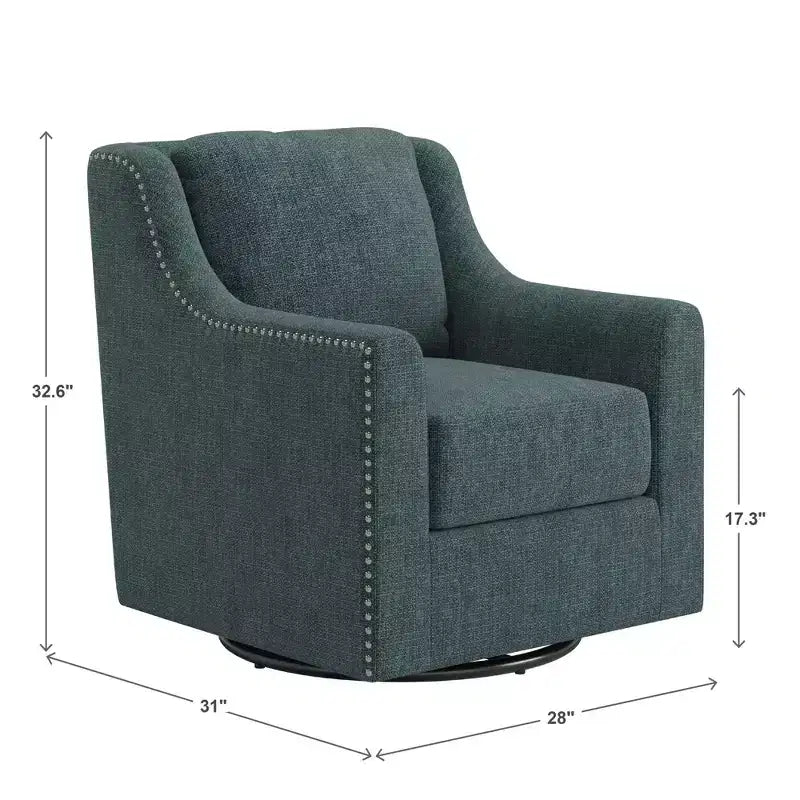 Fauteuil pivotant Halden Nailhead - iNSPIRE Q