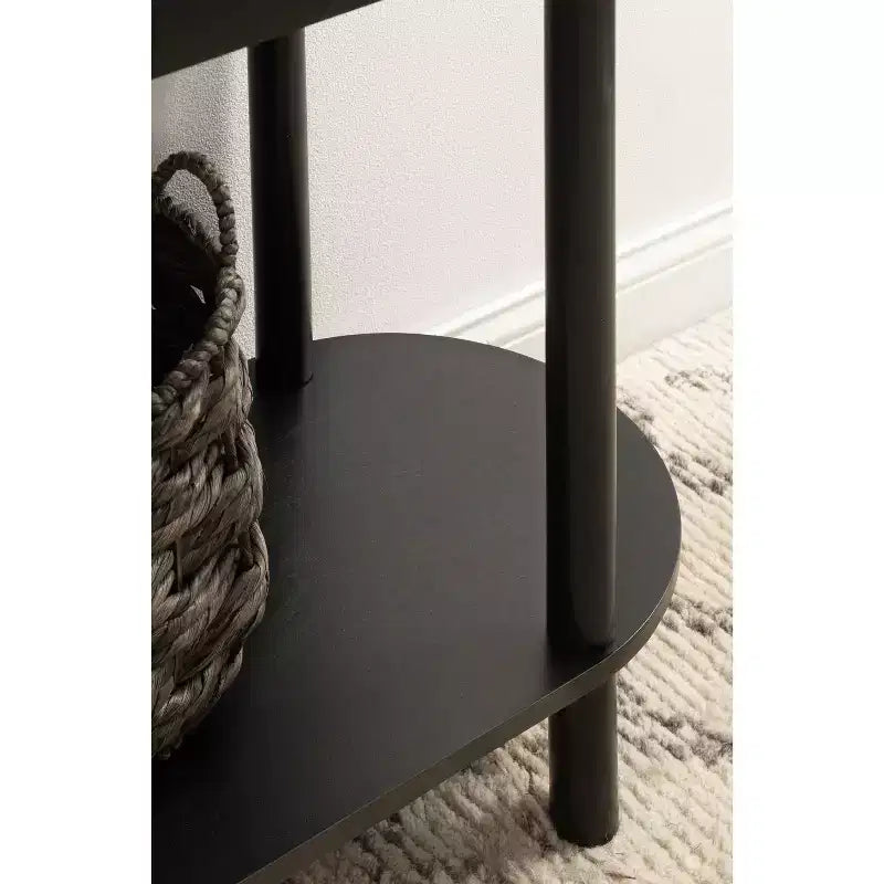 Console Koji Capsule Kate and Laurel, 36x14x30, Noir