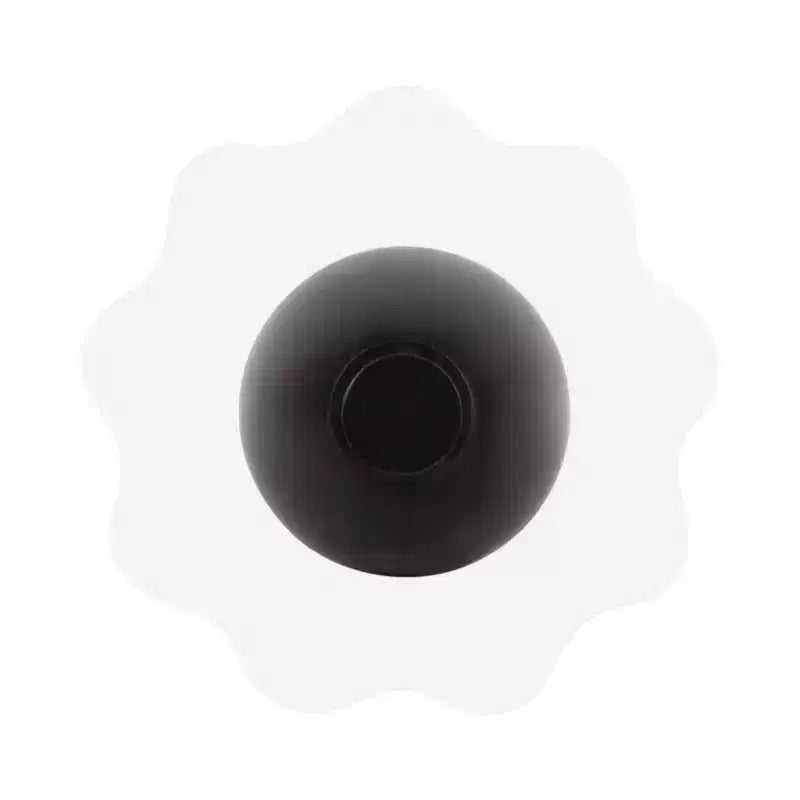 Table d'appoint festonnée Kate and Laurel Acari, 10x22, noire