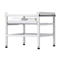 VEVOR Washing Machine Stand, 48.5x25-Inch Washer Laundry Pedestal, 590LBS Load Capacity Washer And Dryer Pedestal Base, 4 Adjustable Feet, Silver