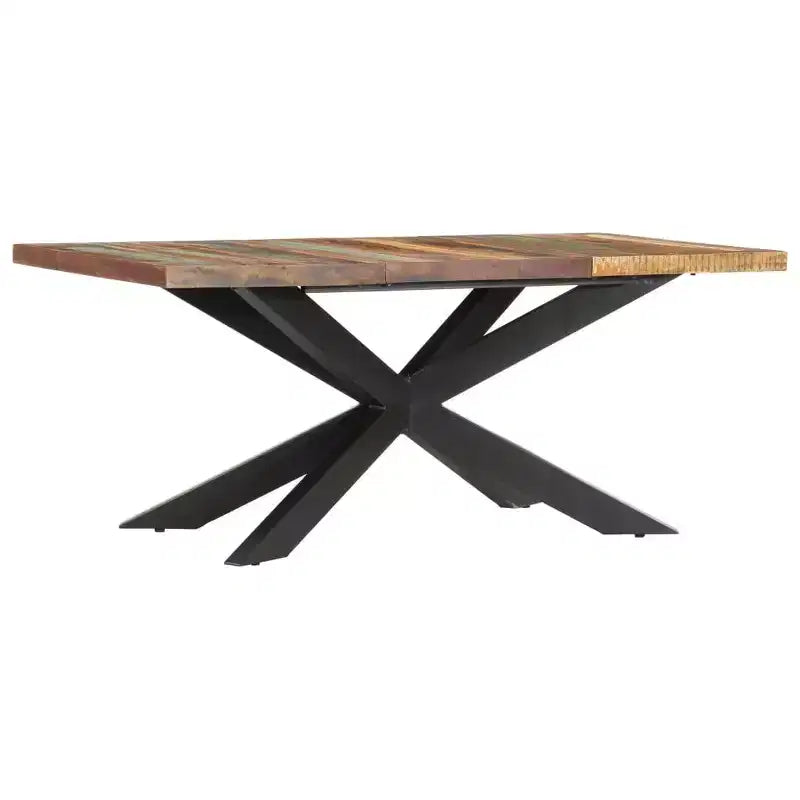 vidaXL Table de salle à manger - Bois de récupération massif