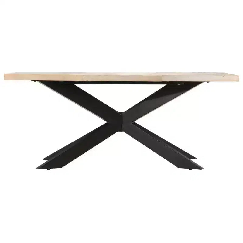 vidaXL Table de salle à manger - Bois de récupération massif