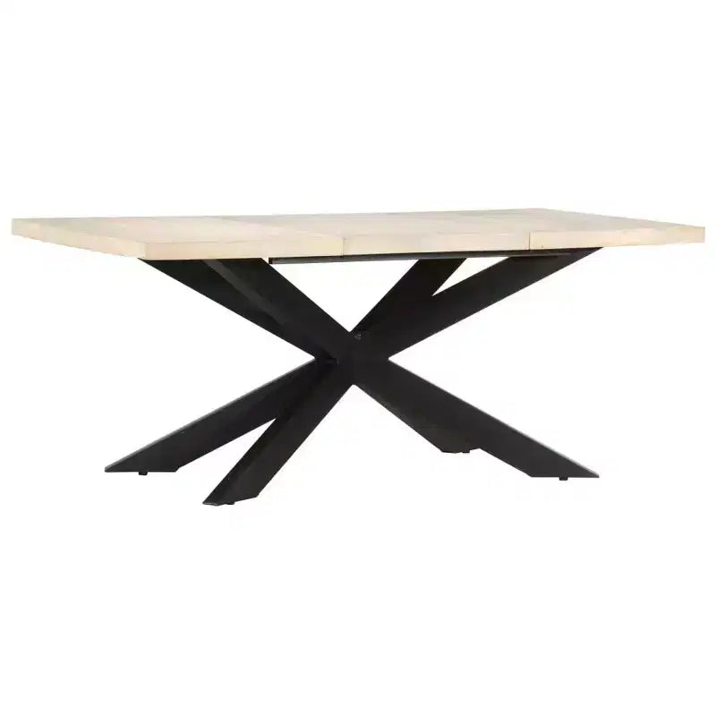 vidaXL Table de salle à manger - Bois de récupération massif