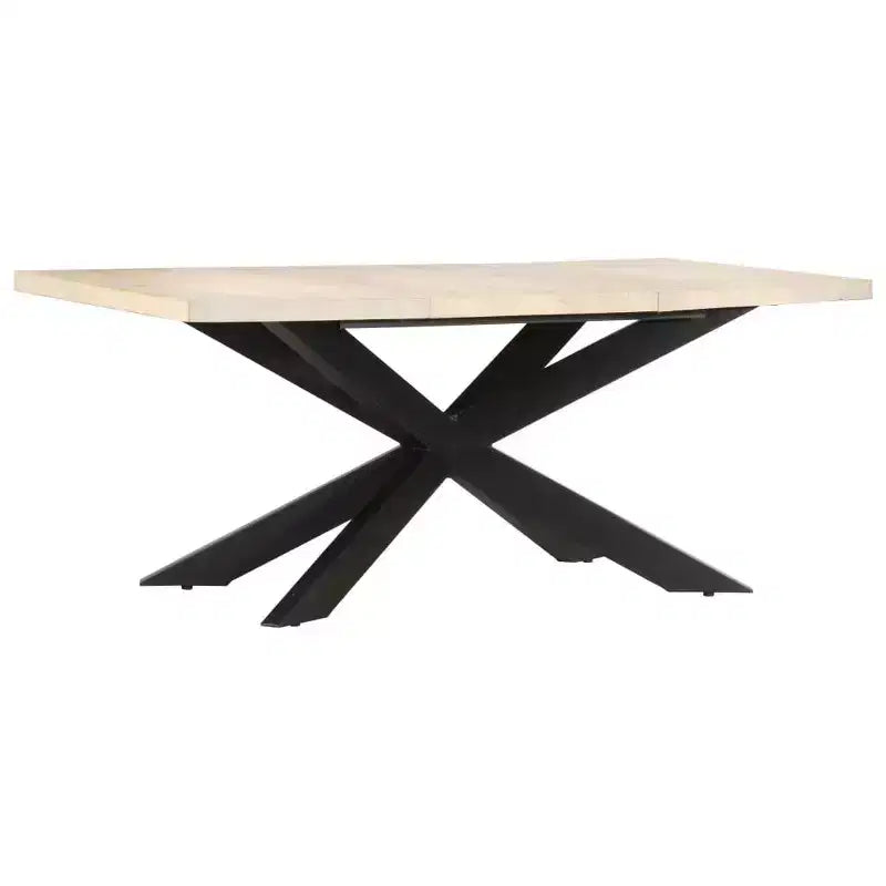 vidaXL Table de salle à manger - Bois de récupération massif