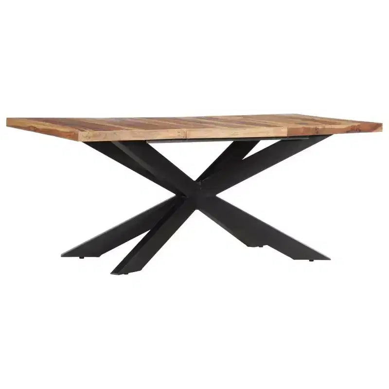 vidaXL Table de salle à manger - Bois de récupération massif