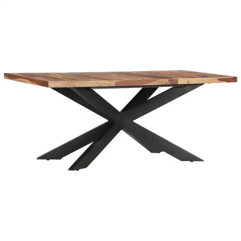 vidaXL Table de salle à manger - Bois de récupération massif