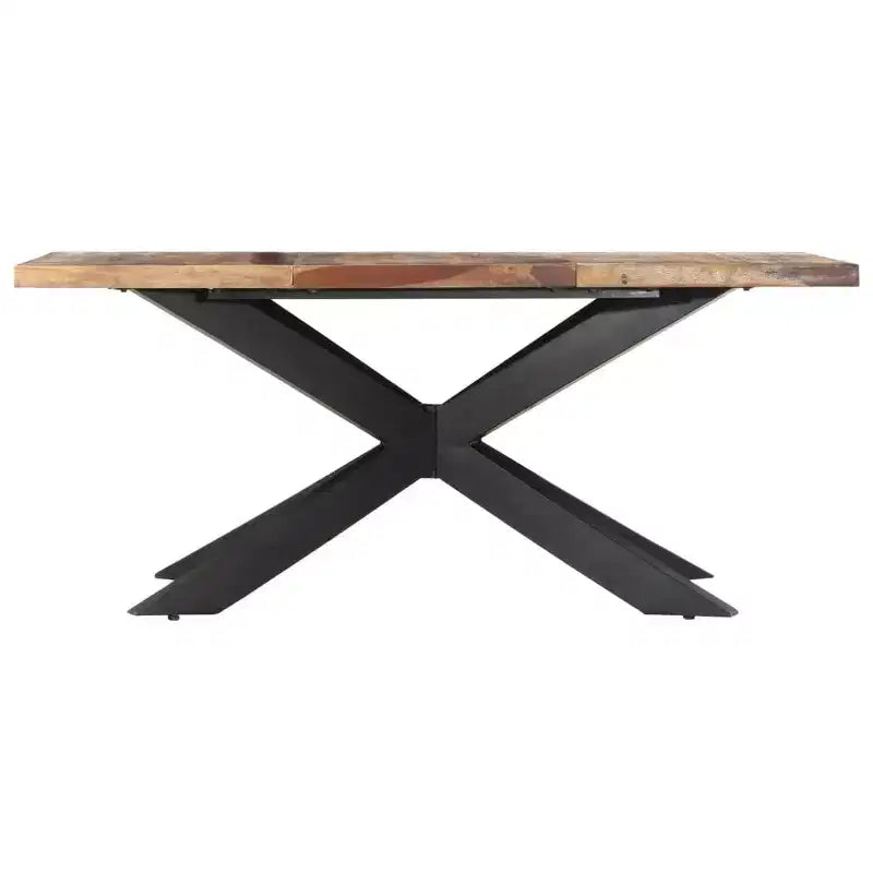vidaXL Table de salle à manger - Bois de récupération massif