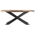 vidaXL Table de salle à manger - Bois de récupération massif