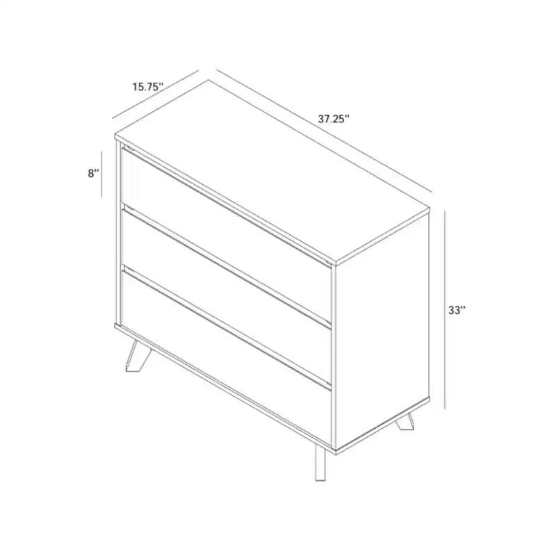 Commode scandinave à 3 tiroirs Max & Lily