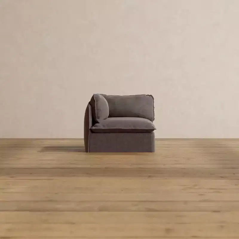 Anabei Modular Washable End Chair - Left | Deluxe+ Seat & Cloud Pillow