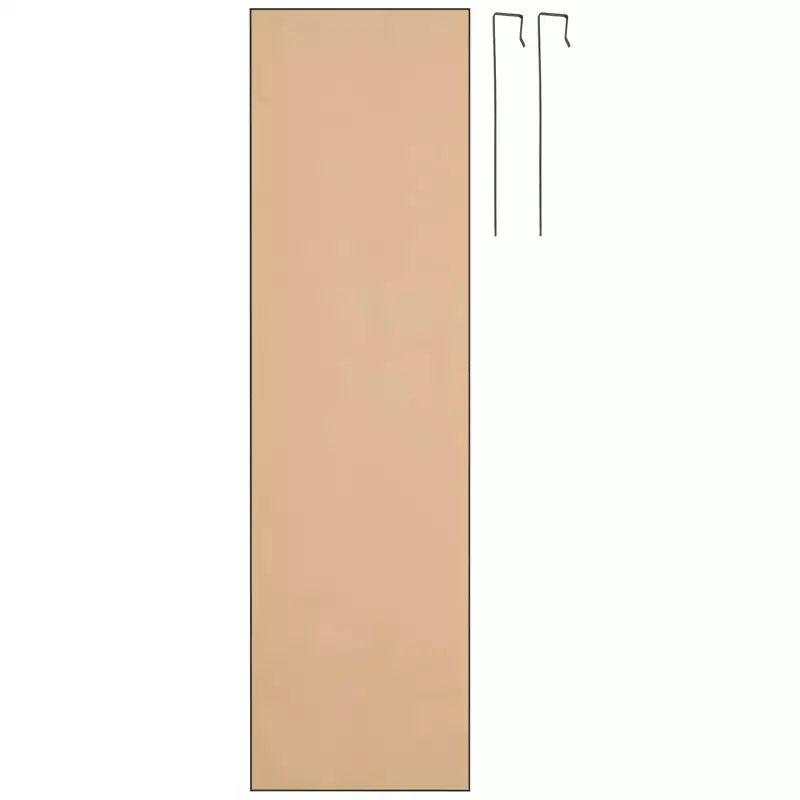 Americanflat Miroir de porte 15x51 - Miroir pleine longueur à suspendre avec cadre en bois composite - Miroir moderne pour salon - Miroirs muraux décoratifs