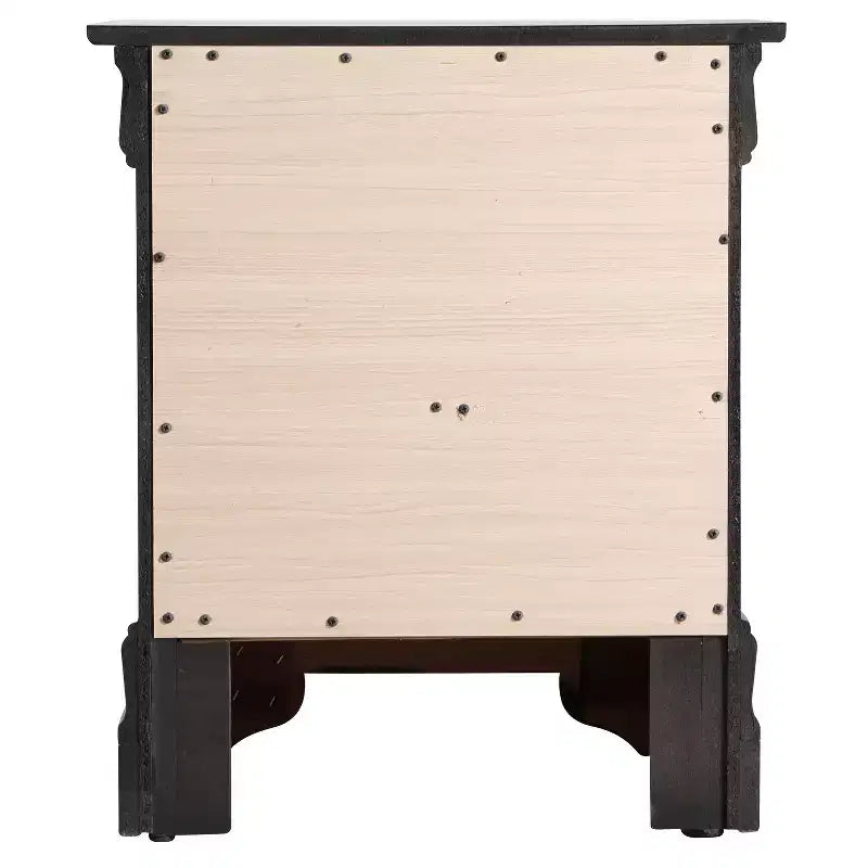 Table de Chevet Rectangulaire en Bois HomeStock pour Salon et Chambre à Coucher