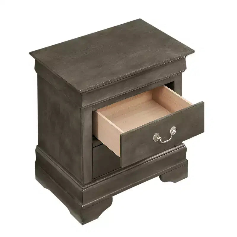 Table de Chevet Rectangulaire en Bois HomeStock pour Salon et Chambre à Coucher