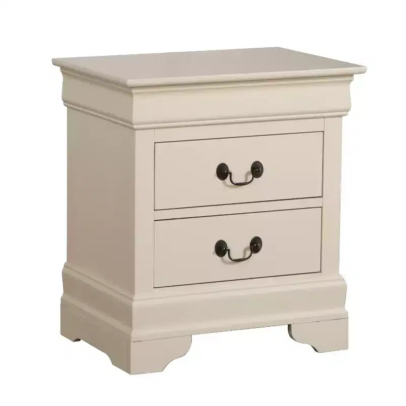 Table de Chevet Rectangulaire en Bois HomeStock pour Salon et Chambre à Coucher