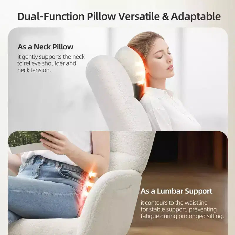 Fauteuil à bascule pour chambre d'enfant, fauteuil à bascule planeur en tissu teddy avec dossier haut, fauteuil de lecture pour chambre à coucher, salon, sans pouf.