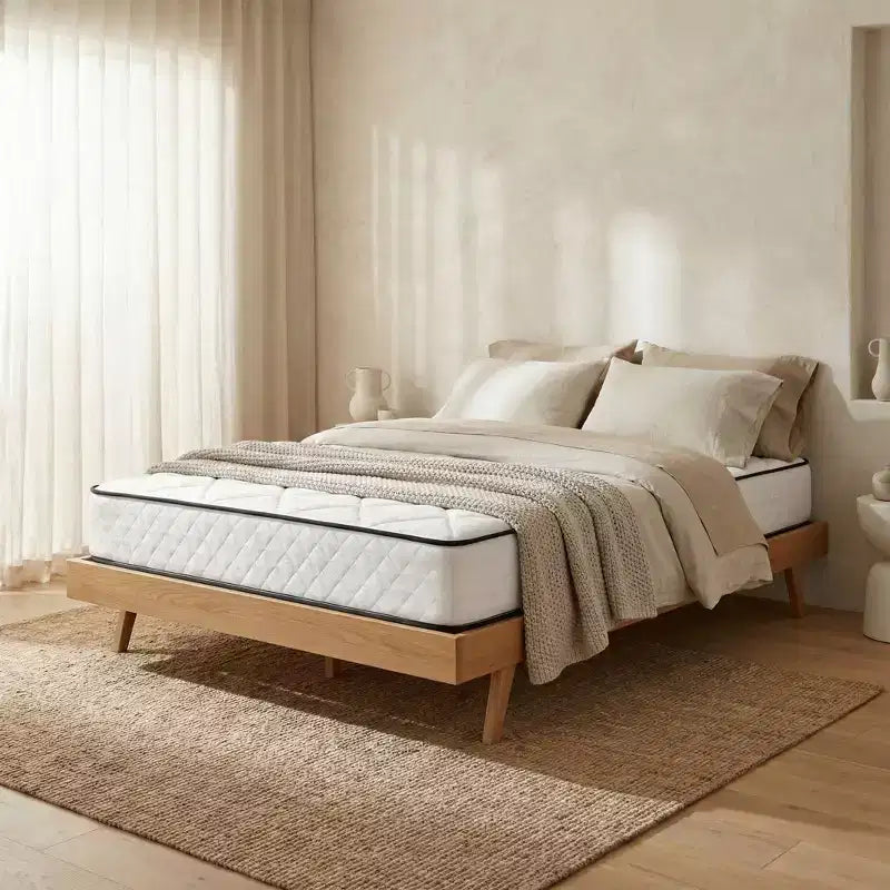 Atlas Mattress 6 Twin Innerspring Mattress, Breathable Cover, Firm Firmness
