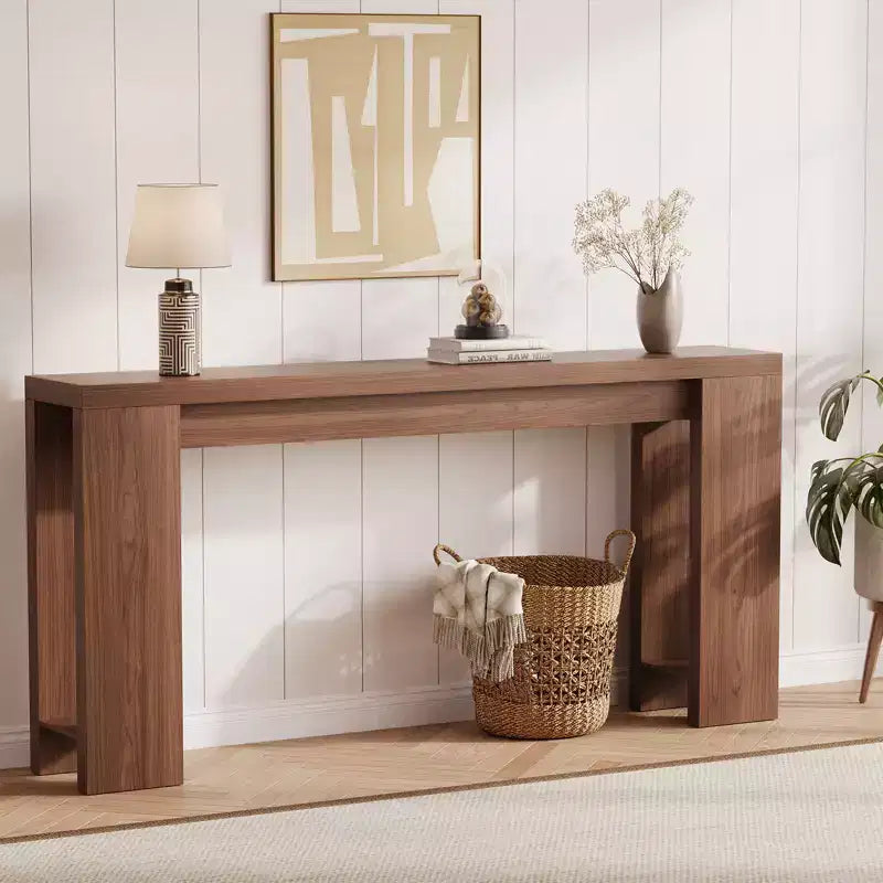 COZONY 70.9 Table Console Étroite de Ferme, Table de Canapé Rustique en Bois pour Entrée ou Salon