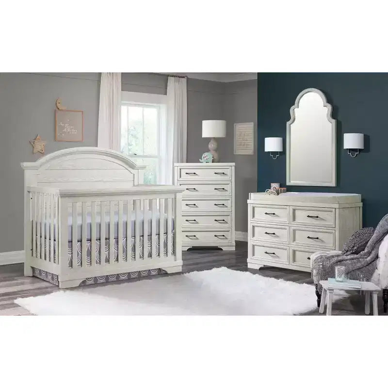 Lit de bébé convertible Westwood Baby | Foundry Arch Top - Blanc Colombe