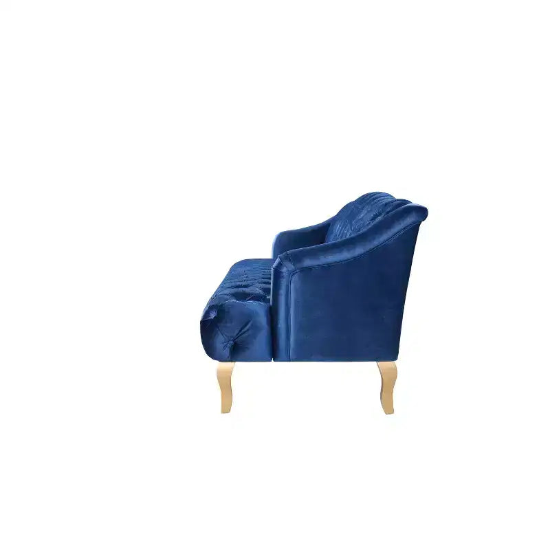 Canapé 3 places en velours Christopher Knight Home Thomas, style moderne du milieu du siècle, 184,8 cm, avec pieds incurvés en bois