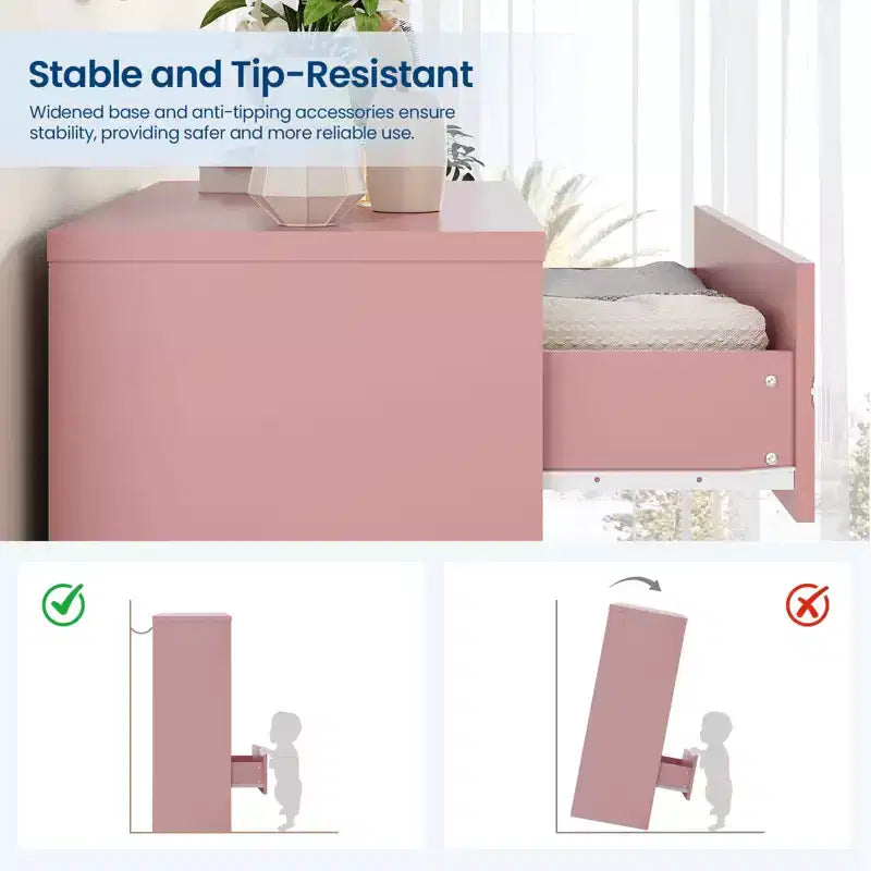Commode en bois à 5 tiroirs pour chambre à coucher, commode en bois avec poignées dorées pour placard, table de chevet moderne, meuble de rangement.