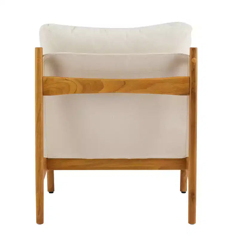 Christopher Knight Home Vista Chaise d'appoint Mocha avec cadre en bois naturel, lot de 2