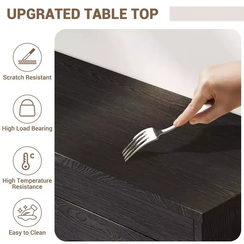 Armoire de garde-manger, Armoire de rangement haute de cuisine avec huche, pour salle à manger